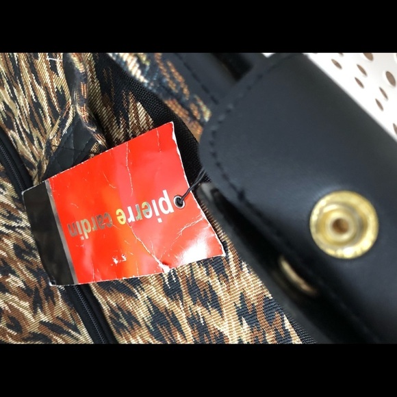 Pierre Cardin luggage bag animal print NWT Travel Vintage - Picture 7 of 10